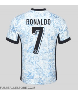 Günstige Portugal Cristiano Ronaldo #7 Auswärtstrikot EM 2024 Kurzarm